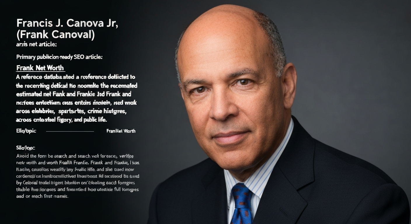 Frank Canova Net Worth: Verified Estimate, Bio & Timeline